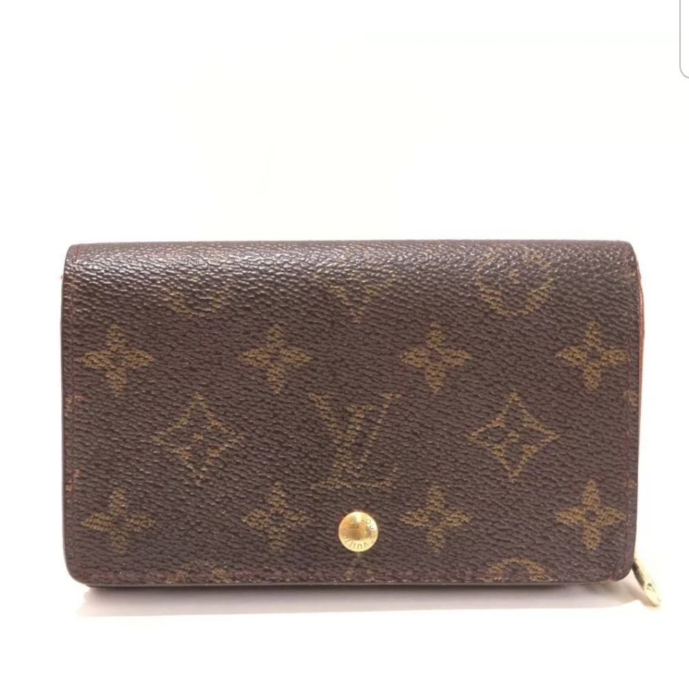 Louis Vuitton Brown Monogram Canvas Portefeuille Tresor
